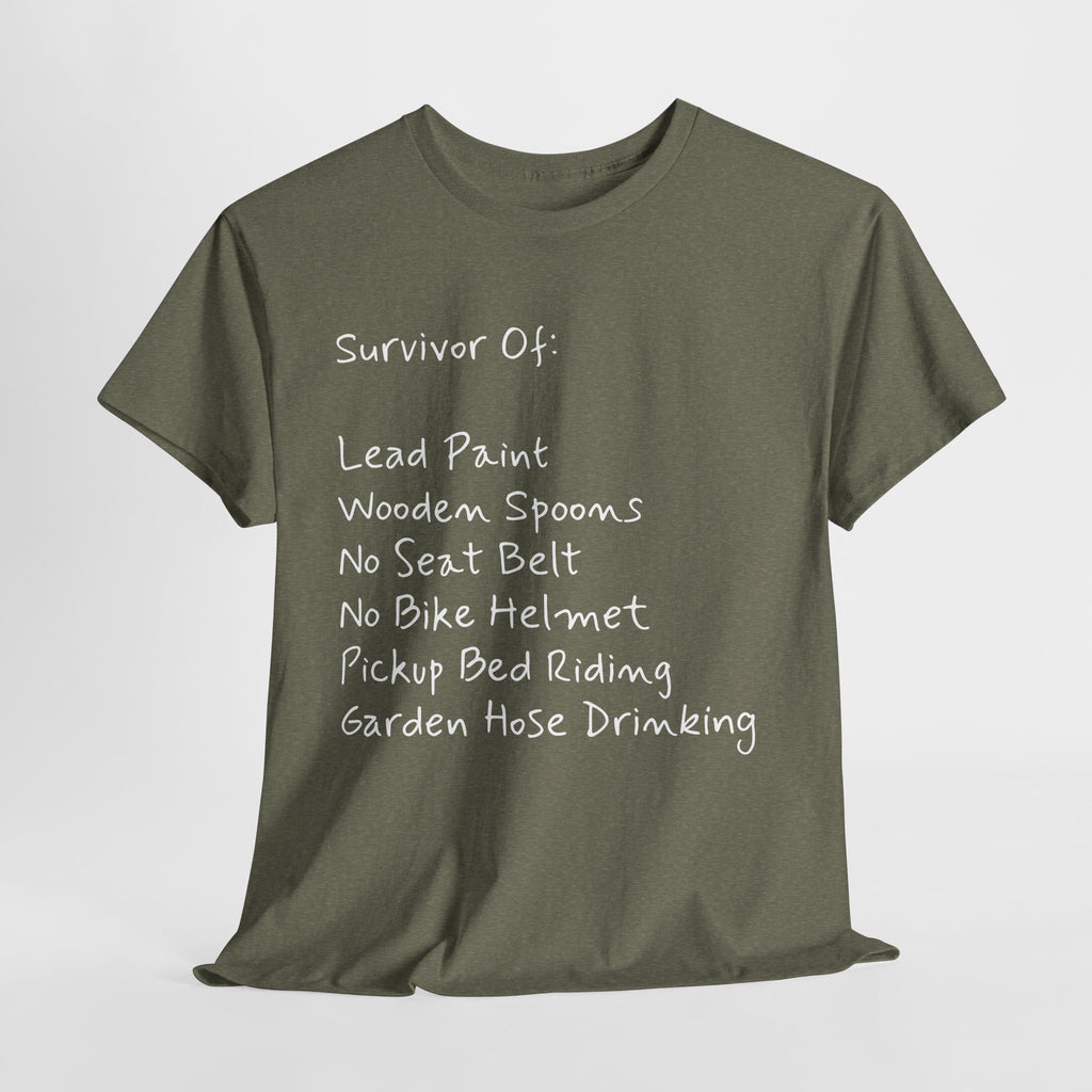 Funny Survivor Awareness Vintage-Style Tee