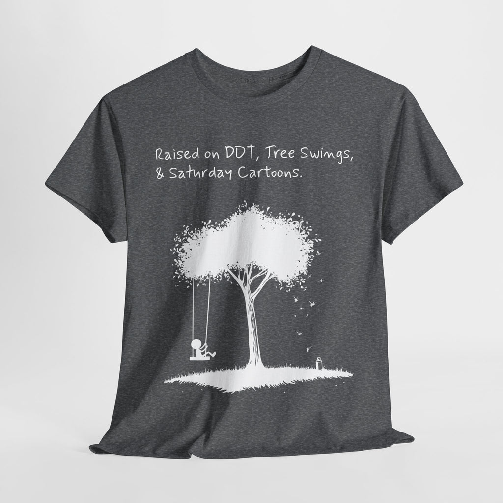 DDT, Tree Swings, & Saturday Cartoons Vintage-Style Tee